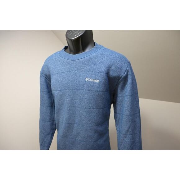 Columbia Crew Neck Sweatshirt Sweater Pullover Blue Long Sleeve Mens Sz XL - Picture 1 of 11